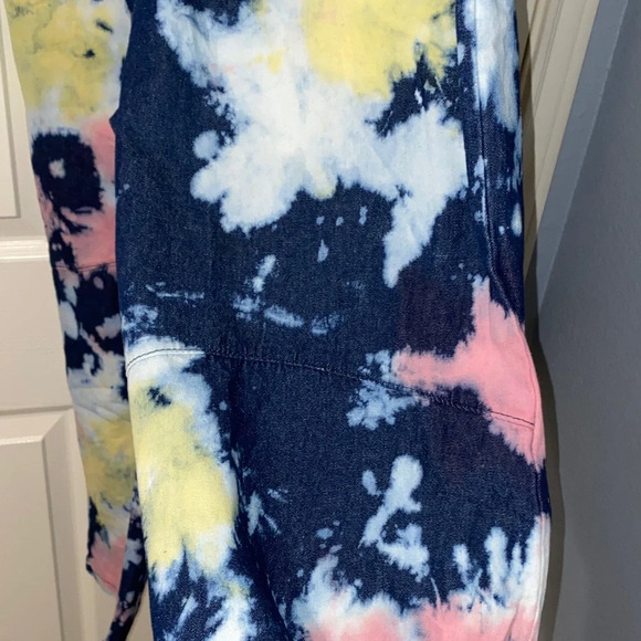 FP Movement by Free People Tie-Dye Track Pants - Blue, Pink, Yellow - Picture 3 of 7